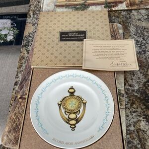 Avon second anniversary plate new inbox